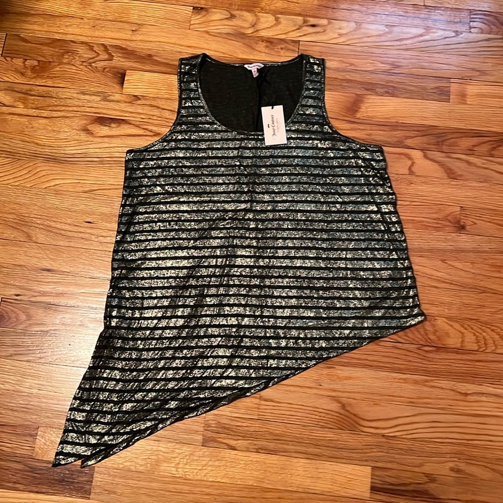 Juicy Couture Asymmetrical Shine Tank